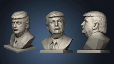 3D модель Дональд Трамп (STL)