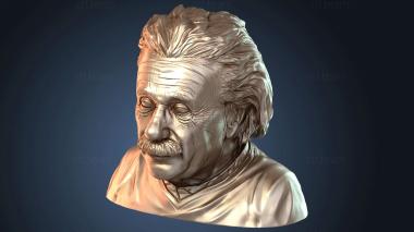 3D модель Бюст Альберта Эйнштейна в августе (STL)
