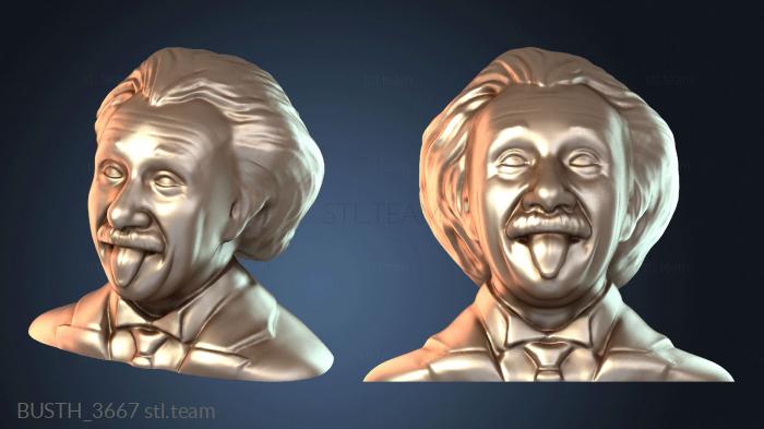 Бюсты монстры и герои Альберт Эйнштейн Бюст Язык