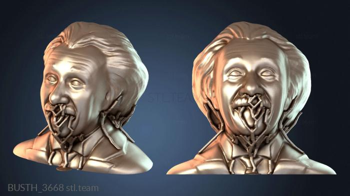 Бюсты монстры и герои Исправленный язык бюста Альберта Эйнштейна