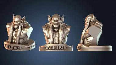 3D модель Бюст Аллуро (STL)