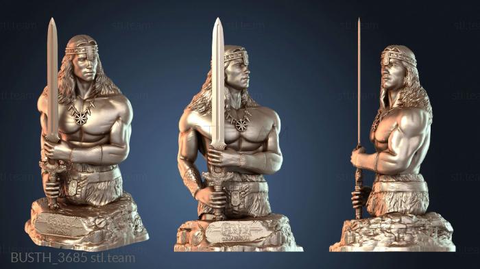 Бюсты монстры и герои Антикварный бюст Тоши Конана