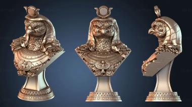 3D модель Бюст Анубиса и Божественный Ра (STL)