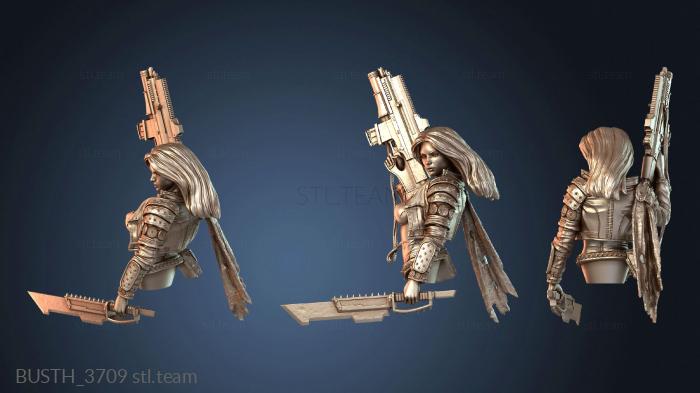 Бюсты монстры и герои Апокалиптическое влечение, бюст, волосы Клаудии, SFW