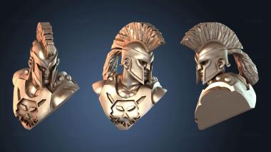 3D модель Бюст Ареса (STL)