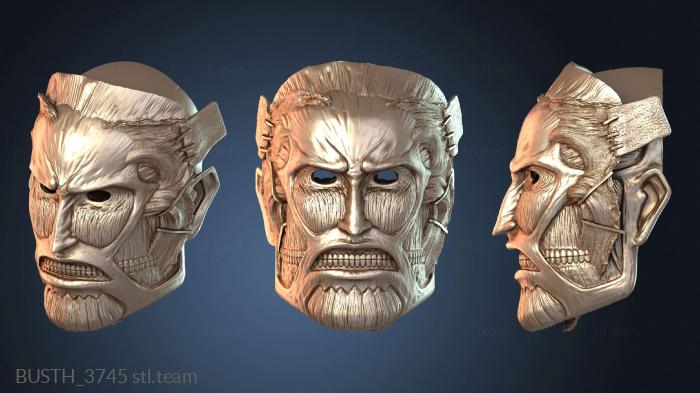 Бюсты монстры и герои Ось штифта