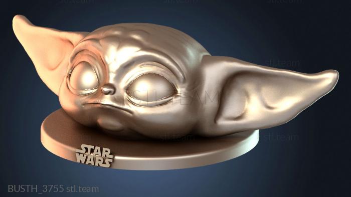 Бюсты монстры и герои Подставка-держатель для мобильного телефона Baby Yoda