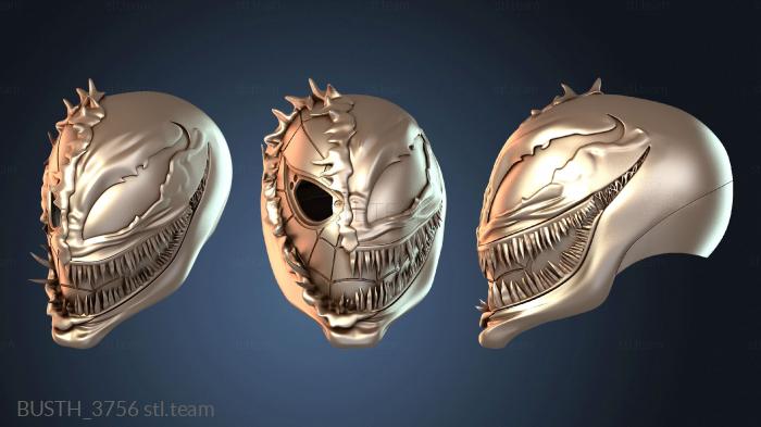 Бюсты монстры и герои Сменный шлем Venom