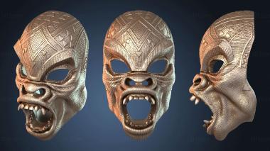 3D модель Маска Бакинского Воина (STL)