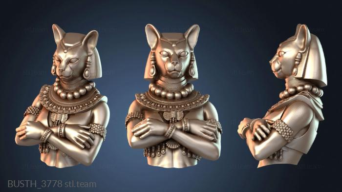 Бюсты монстры и герои Бюст богини-кошки Бастет Мифический