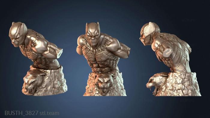 Бюсты монстры и герои Шлем Черной Пантеры Война Бесконечности