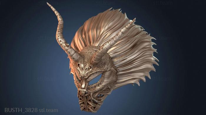 Бюсты монстры и герои Портрет бюста Шури из «Черной пантеры»