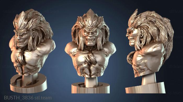 Бюсты монстры и герои Бланка из Street Fighter