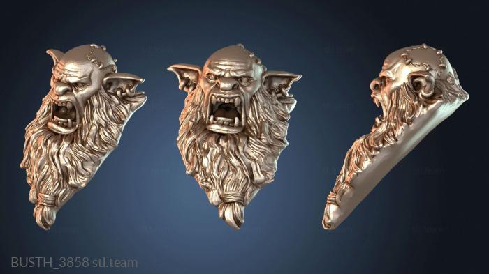 Бюсты монстры и герои Воин-медведь