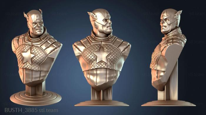 Бюсты монстры и герои Бюст Капитан Америка