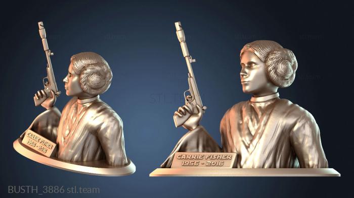 Бюсты монстры и герои Бюст Кэрри Фишер