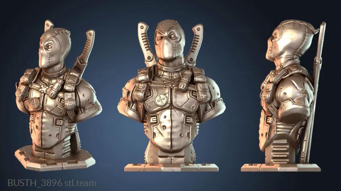 Бюсты монстры и герои Бюст Дэдпула Удар