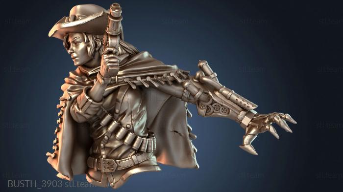 Бюсты монстры и герои Бюст Элары, Механической Охотницы