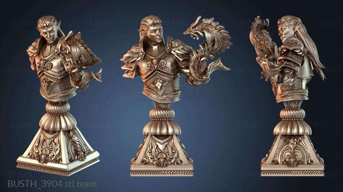 Бюсты монстры и герои БЮСТ Эльфийский заклинатель клинков Виндира