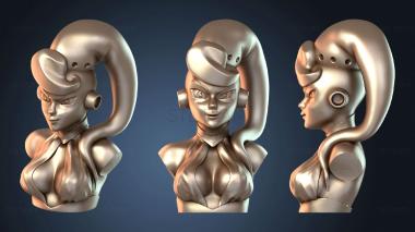 3D модель Бюст Женский Маджин (STL)