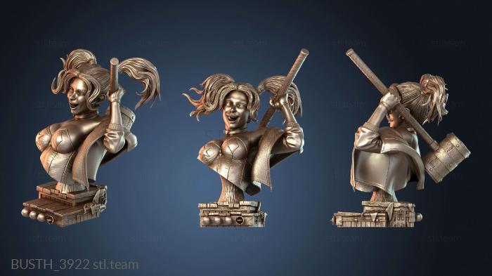 Бюсты монстры и герои Бюст Харли челки