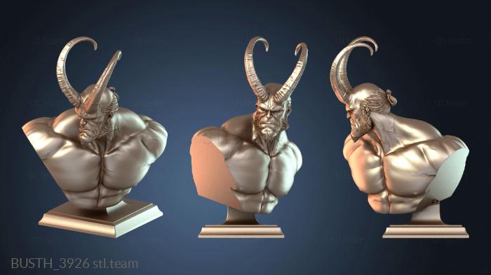 Бюсты монстры и герои Бюст Хеллбой изношен