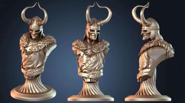 3D модель Бюст Локи (STL)