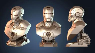 3D модель Bust One ironmanbust (STL)