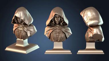 3D модель Бюст Красная Шапочка Калифорния p (STL)