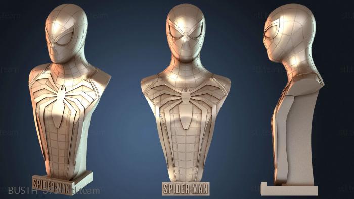 Бюсты монстры и герои Бюст человек паук пс