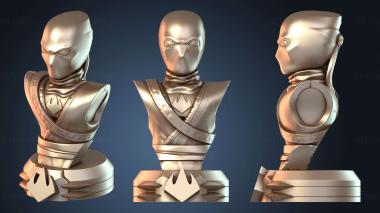 3D модель БЮСТ Сквер капитан Кирк бюст (STL)