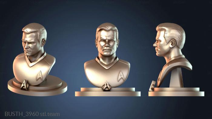 Бюсты монстры и герои БЮСТ Сквер капитан Кирк бюст е