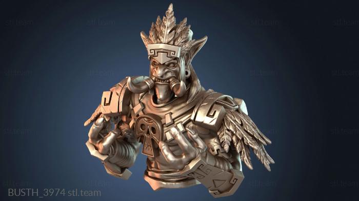 Бюсты монстры и герои Арестовать тролля-жреца заклинанием Занд