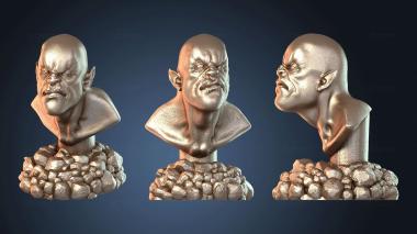 3D модель Бюст Монстр (STL)