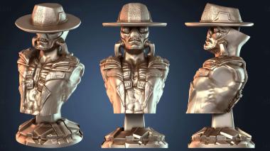 3D модель Бюст Кэда Бейна (STL)