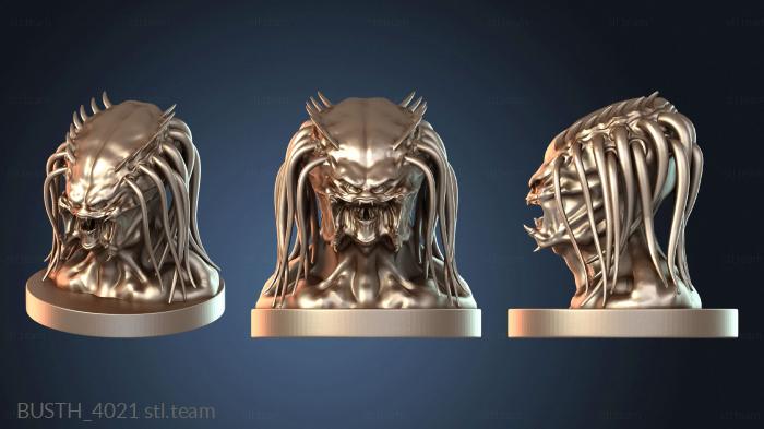 Бюсты монстры и герои Карл создает бюст Хищника