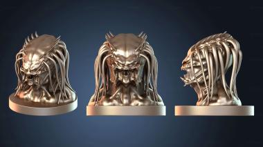 3D модель Карл создает бюст Хищника (STL)