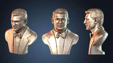 3D модель Кэри Грант Бюст (STL)