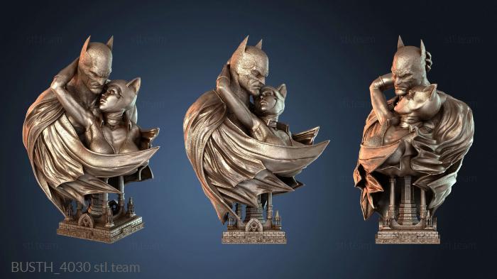 Бюсты монстры и герои Бюст Женщины-кошки и Бэтмена