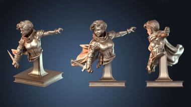 3D модель Бюст Кристины Роуг (STL)