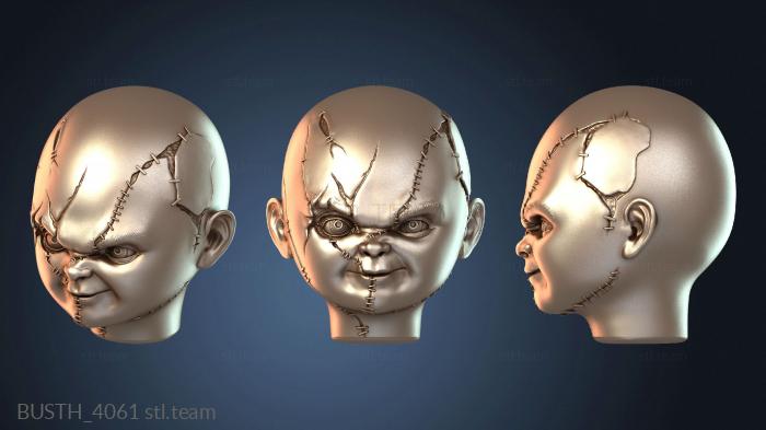 Бюсты монстры и герои Чаки в маске