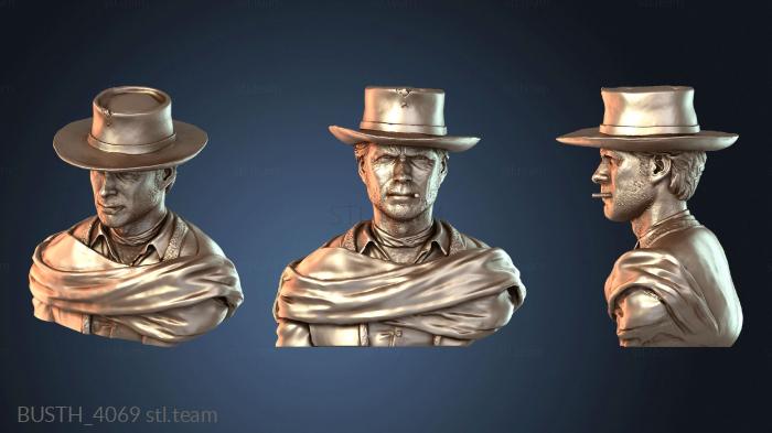 Бюсты монстры и герои Клинт Иствуд