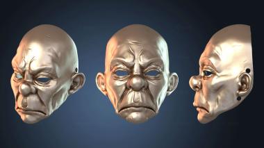 3D модель Маска клоуна (STL)