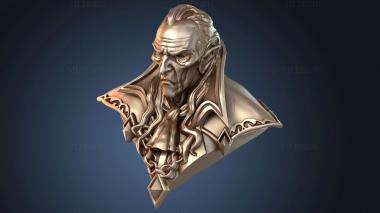 3D модель Стилизованный бюст графа Рихтера фон Шлосса (STL)