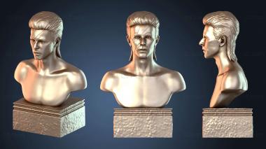 3D модель Бюст Дэвида Боуи (STL)