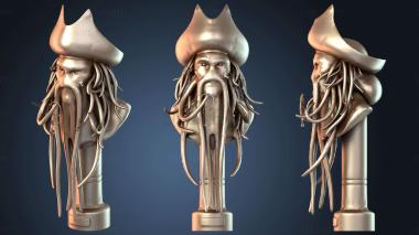 3D модель Дэви Джонс Пираты Карибского моря (STL)