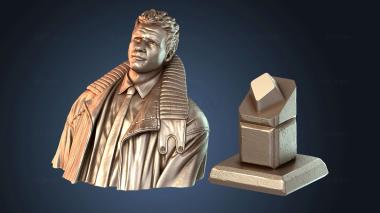 3D модель Бюст Декарда Истмана «Бегущий по лезвию» (STL)