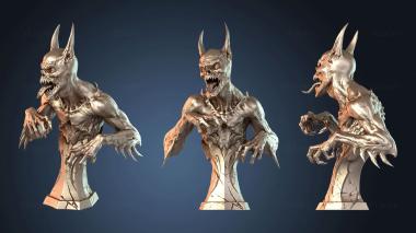 3D модель Бюст Демона Бэтмена в броне (STL)