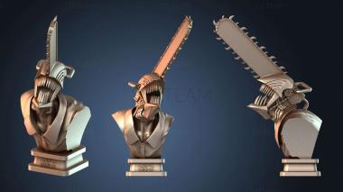 3D модель Дэнджи Бюст Человек-бензопила (STL)