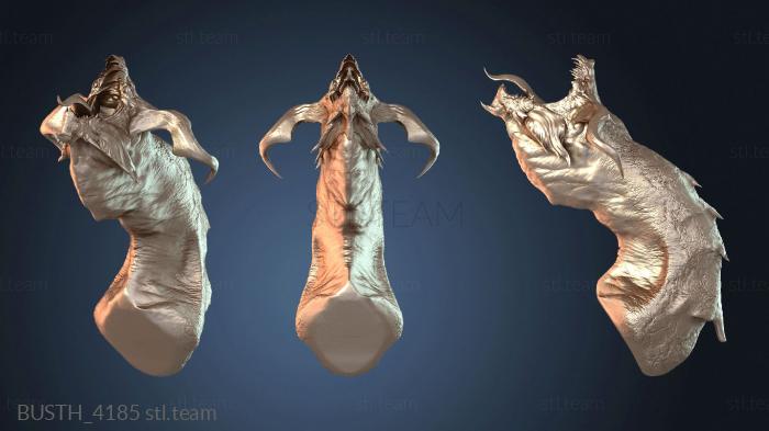 Бюсты монстры и герои Подробный бюст дракона